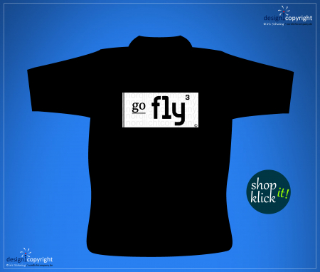 nc30_ go fly hoch 3 aviation Label go fly T-Shirt Aviation